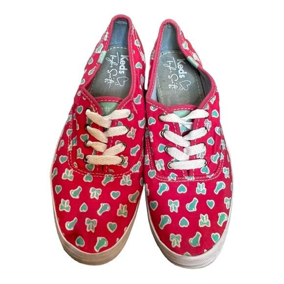 2 Keds x Taylor Swift 2019 collab Favorite Things print & Keds x Kate Spade 6.5 - Picture 2 of 11
